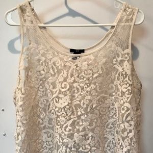 Lace tank